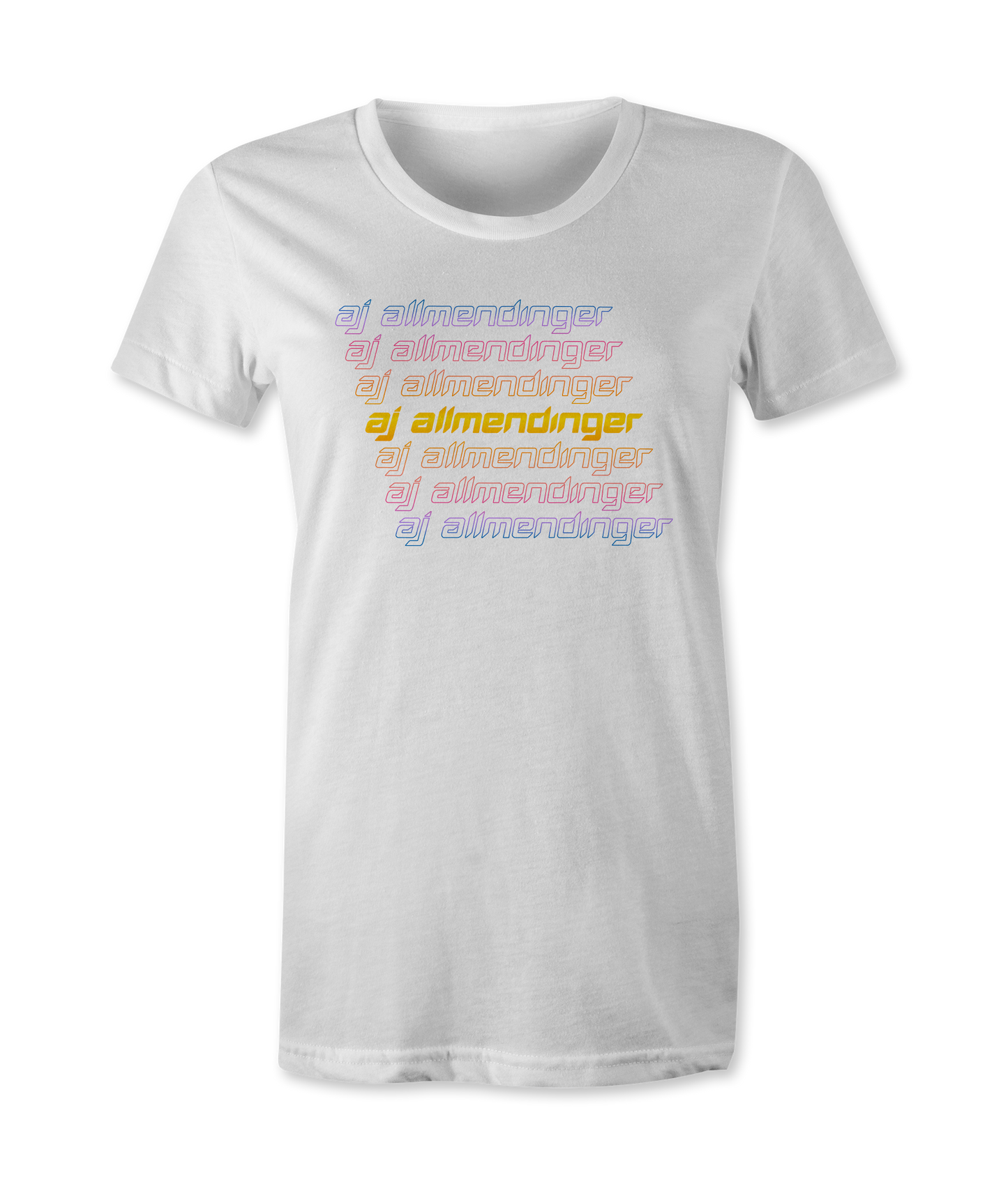 AJ Allmendinger - Sunrise Name Women's T-Shirts