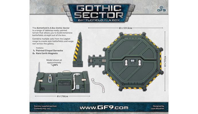 Battlefield in a Box: Gothic Sector - Legion Chapel Barracks