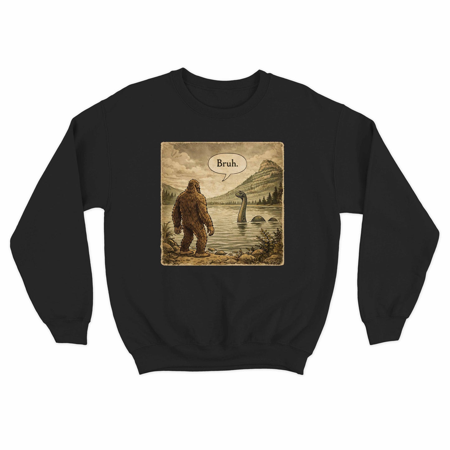 Bigfoot Bruh Tee