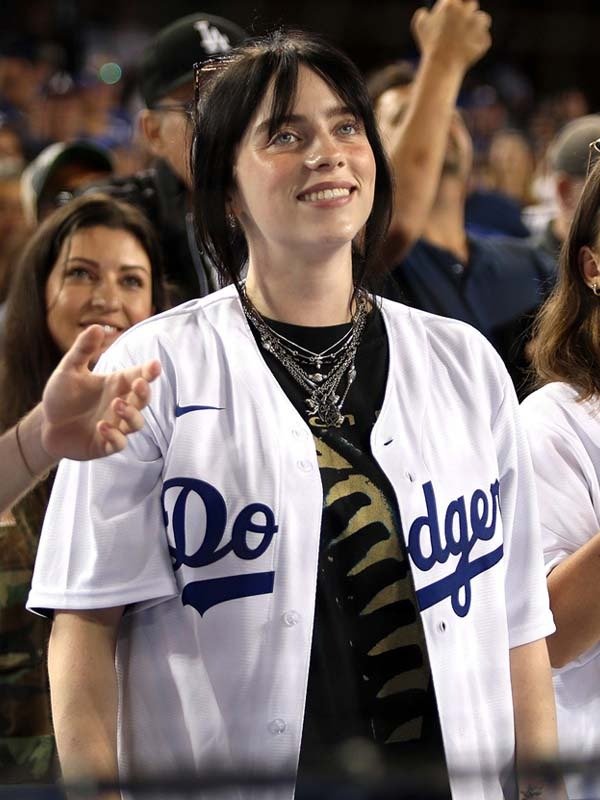 Billie Eilish Dodgers Jersey