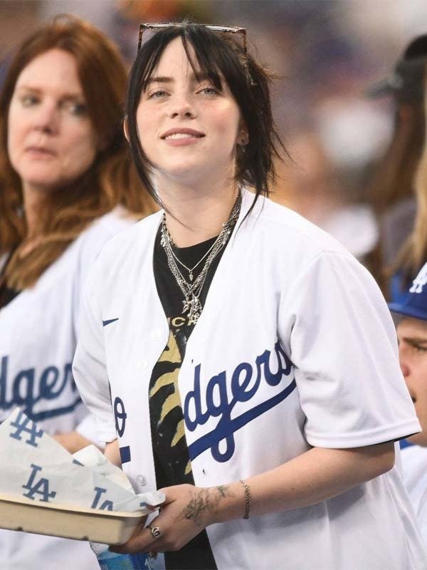 Billie Eilish Dodgers Jersey