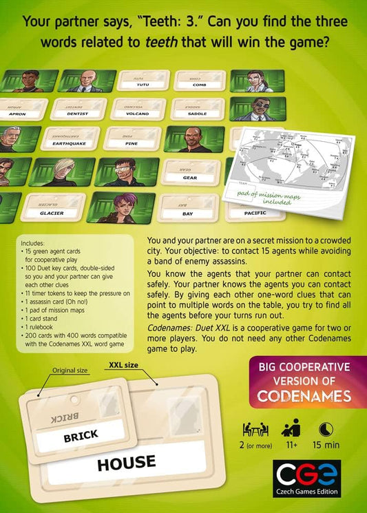 Codenames: Duet - XXL