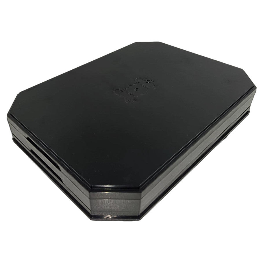 Chronicle RPG Accessories. Black octagonal object on a white background