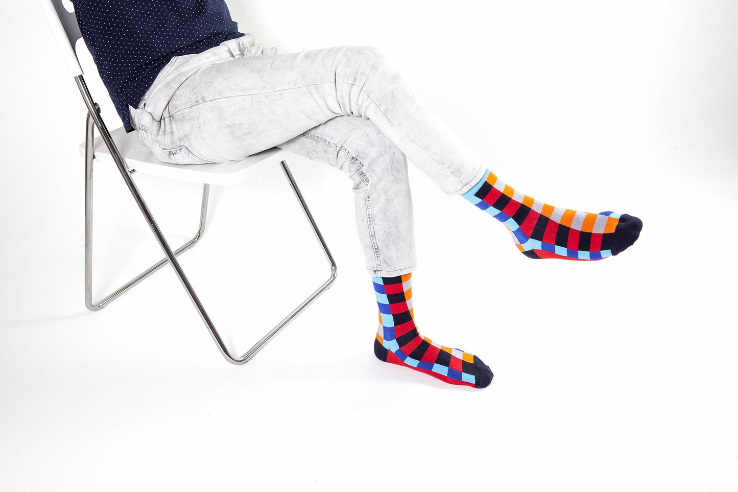 Men's Traditional Blocks Socks 5 Pack