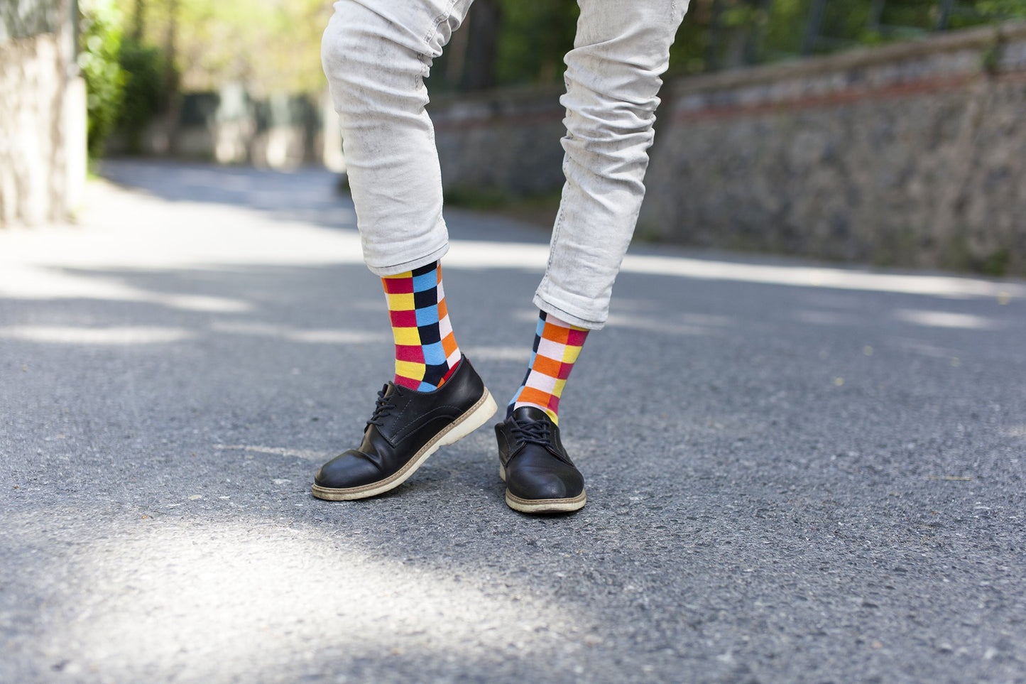 Men's Traditional Blocks Socks 5 Pack