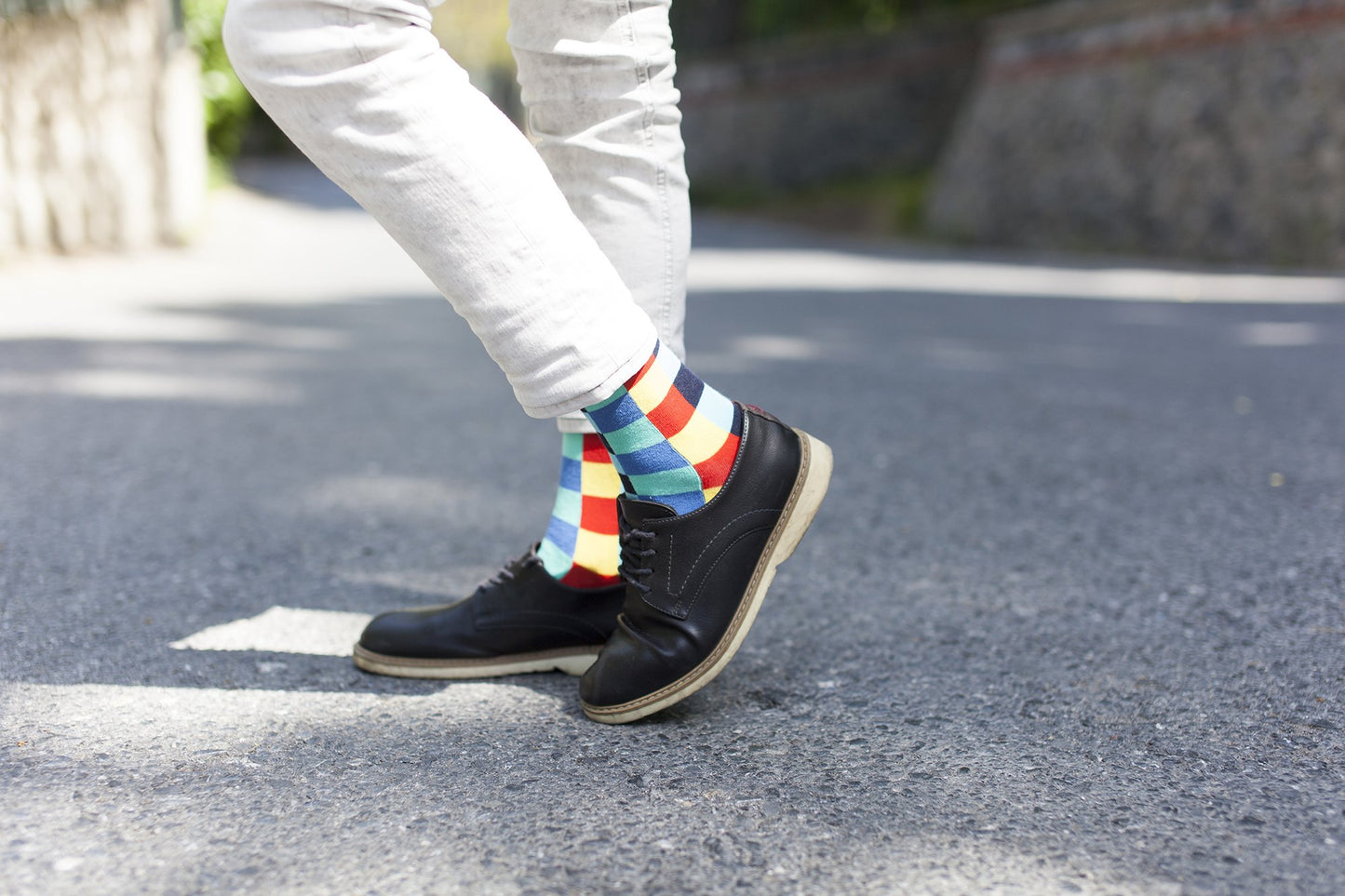 Men's Traditional Blocks Socks 5 Pack
