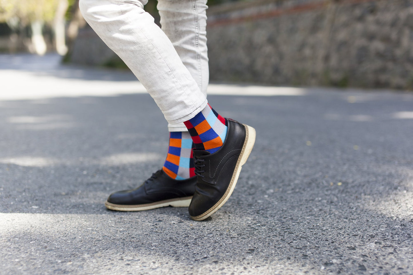 Men's Traditional Blocks Socks 5 Pack