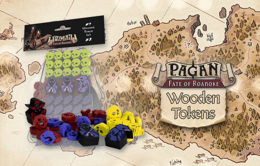 Capstone Games: Wooden Token Set - Pagan - Fate of Roanoke