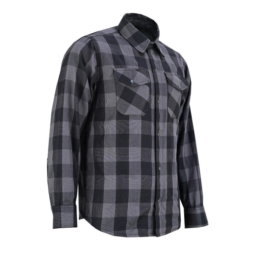 DS Flannel Shirt - Gray and Black