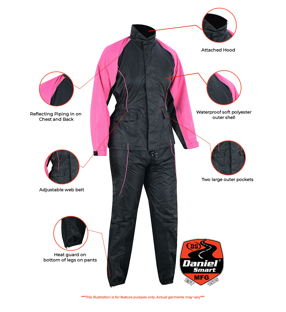 DS Women's Rain Suit (Hot Pink)