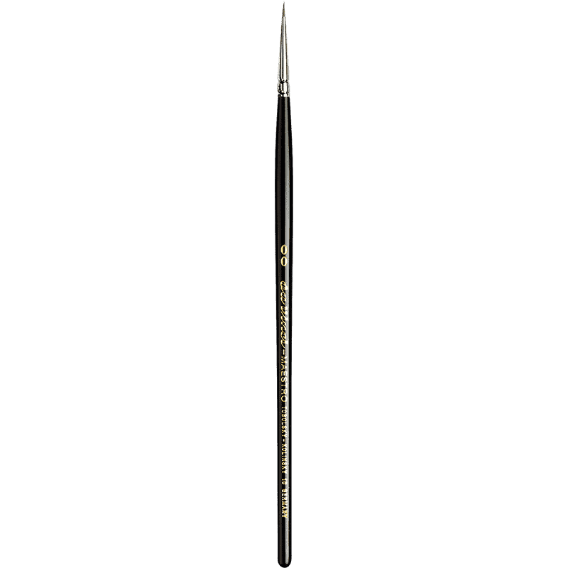 Da Vinci: Maestro - Kolinsky Red Sable Brush - Series 10 - Size 2/0 - Round