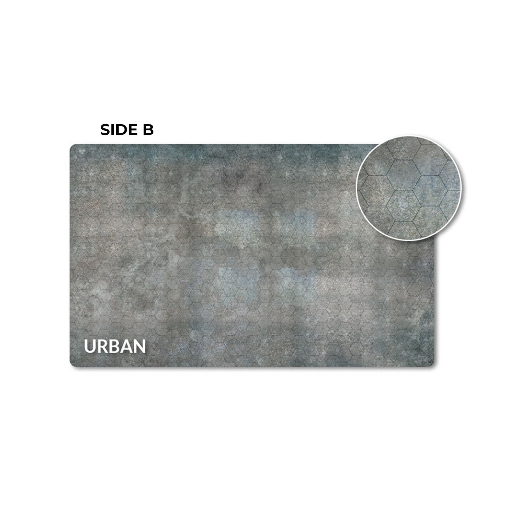 Gray textured mat labeled 'Side B' and 'Urban' on a white background