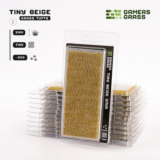 Packaged grass tufts with 'Gamers Grass' branding on a white background