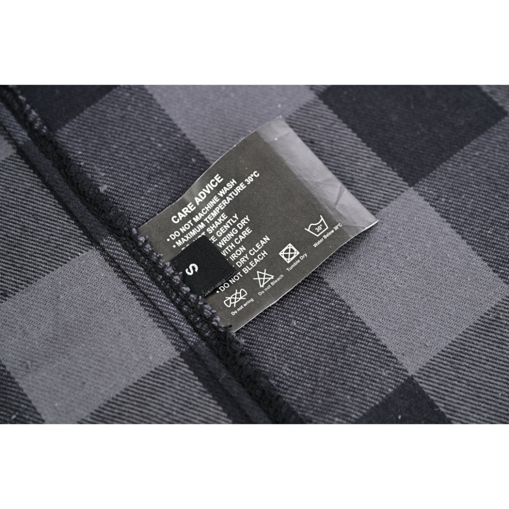 Gray Champ Men's Gray Black Sleeveless Flannel