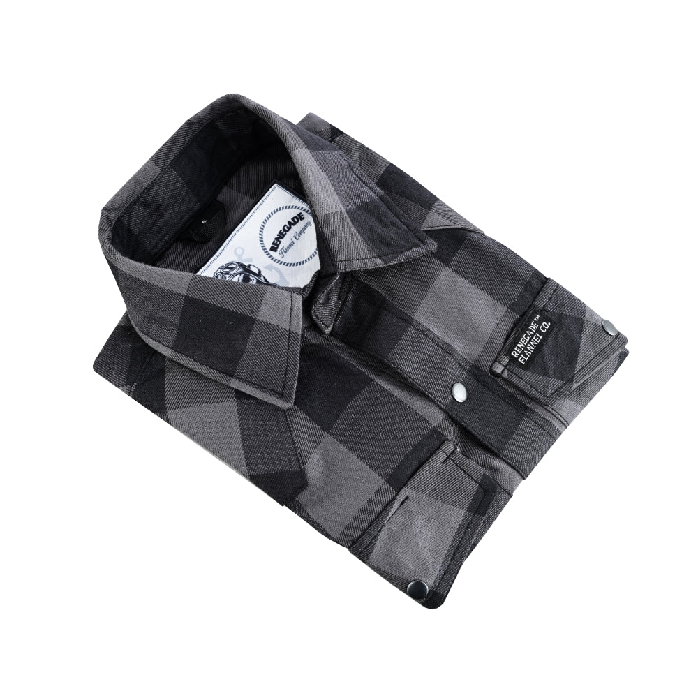 Gray Champ Men's Gray Black Sleeveless Flannel