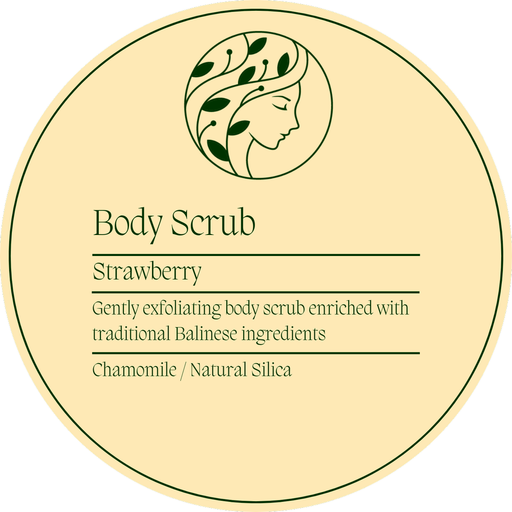 Handmade Balinese Exfoliating Body Scrub (Vegan Options) 80gm