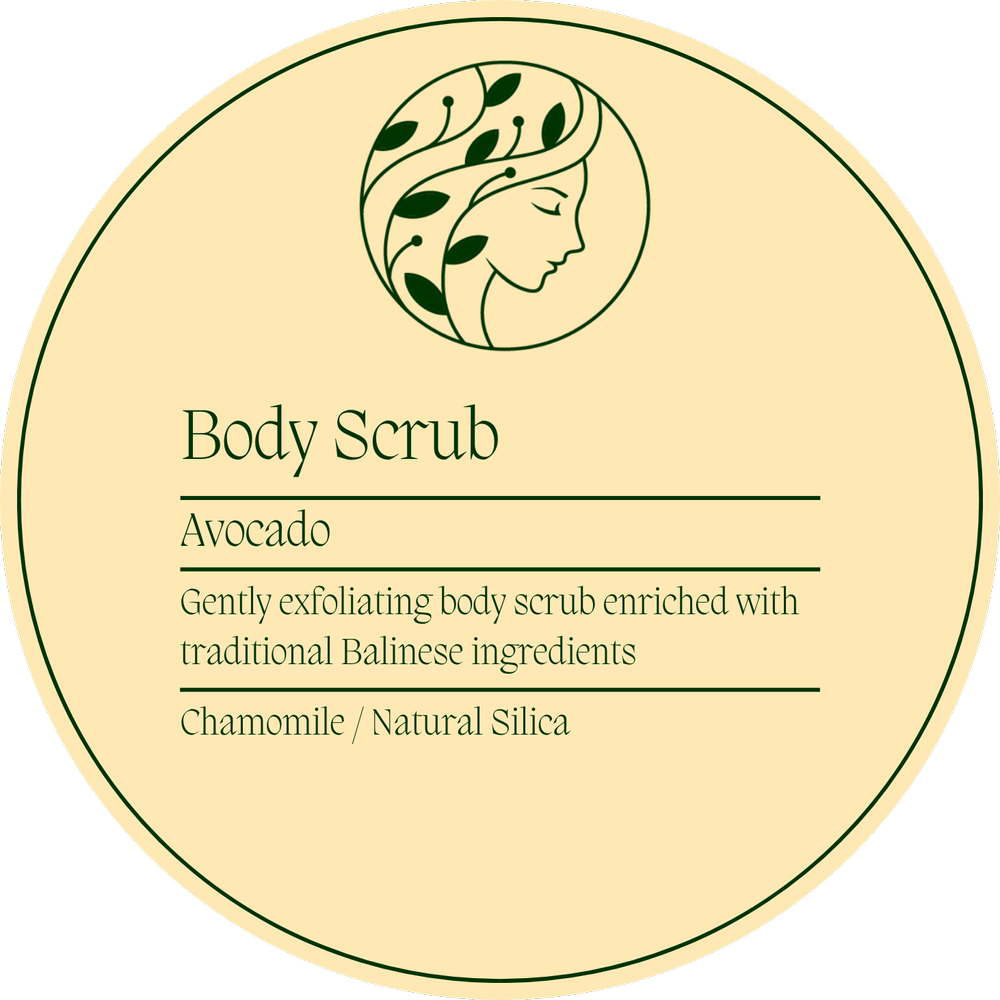 Handmade Balinese Exfoliating Body Scrub (Vegan Options) 80gm