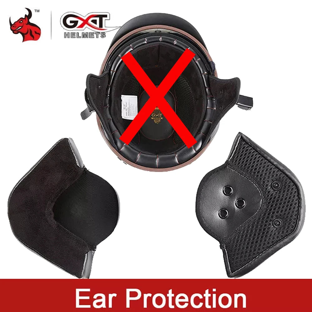 GXT DOT Certified Motorcycle Helmet Motorbike Crash Moto Helmet Casco Moto