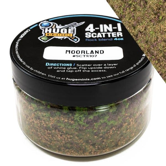 Huge Miniatures: 4-in-1 Scatter Flock - Moorland