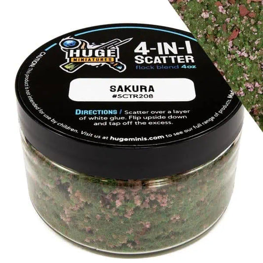 Huge Miniatures: 4-in-1 Scatter Flock - Sakura