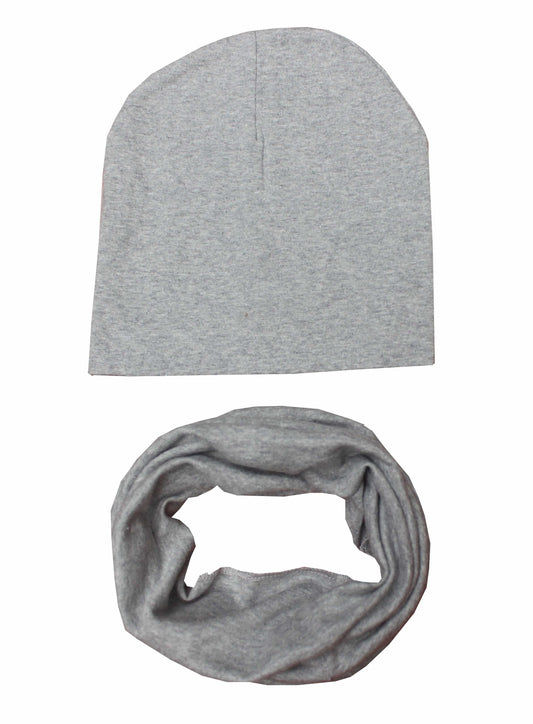 Baby Boys & Girls Cap Cotton Scarf Beanie Infant Knitted For Toddlers Children Set For Baby Kids