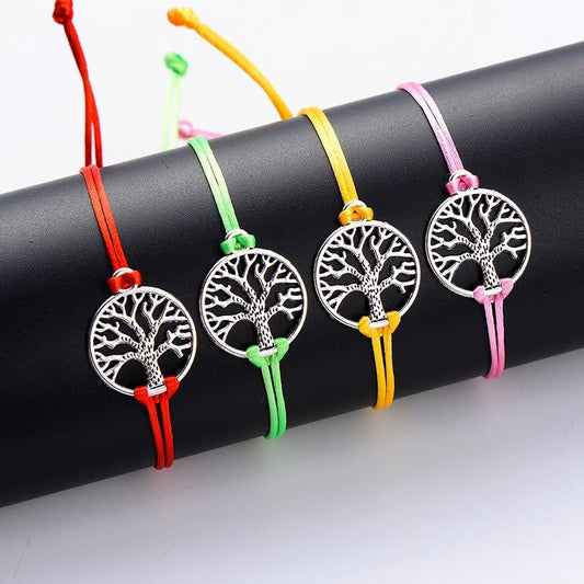 Modern Luxury Amazing Shiny Color Elegant New Life Tree Charm Fashion Bracelets For Women