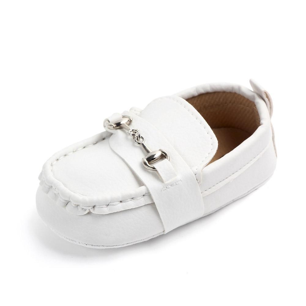 Leather Baby Shoes Fashion Infant Boys Girls Anti-slip Soft Sole Newborn First Walkers Luxury Shoes Design For Kids
