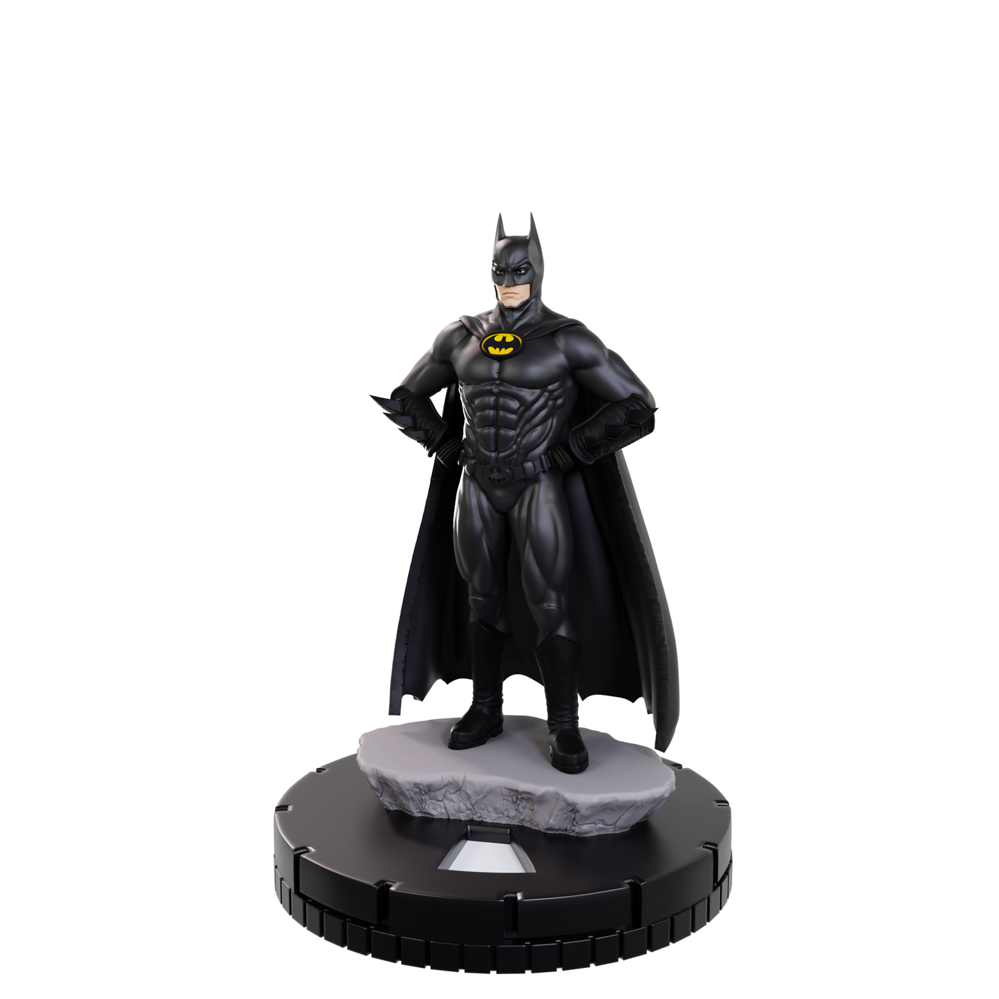 Batman figurine on a white background