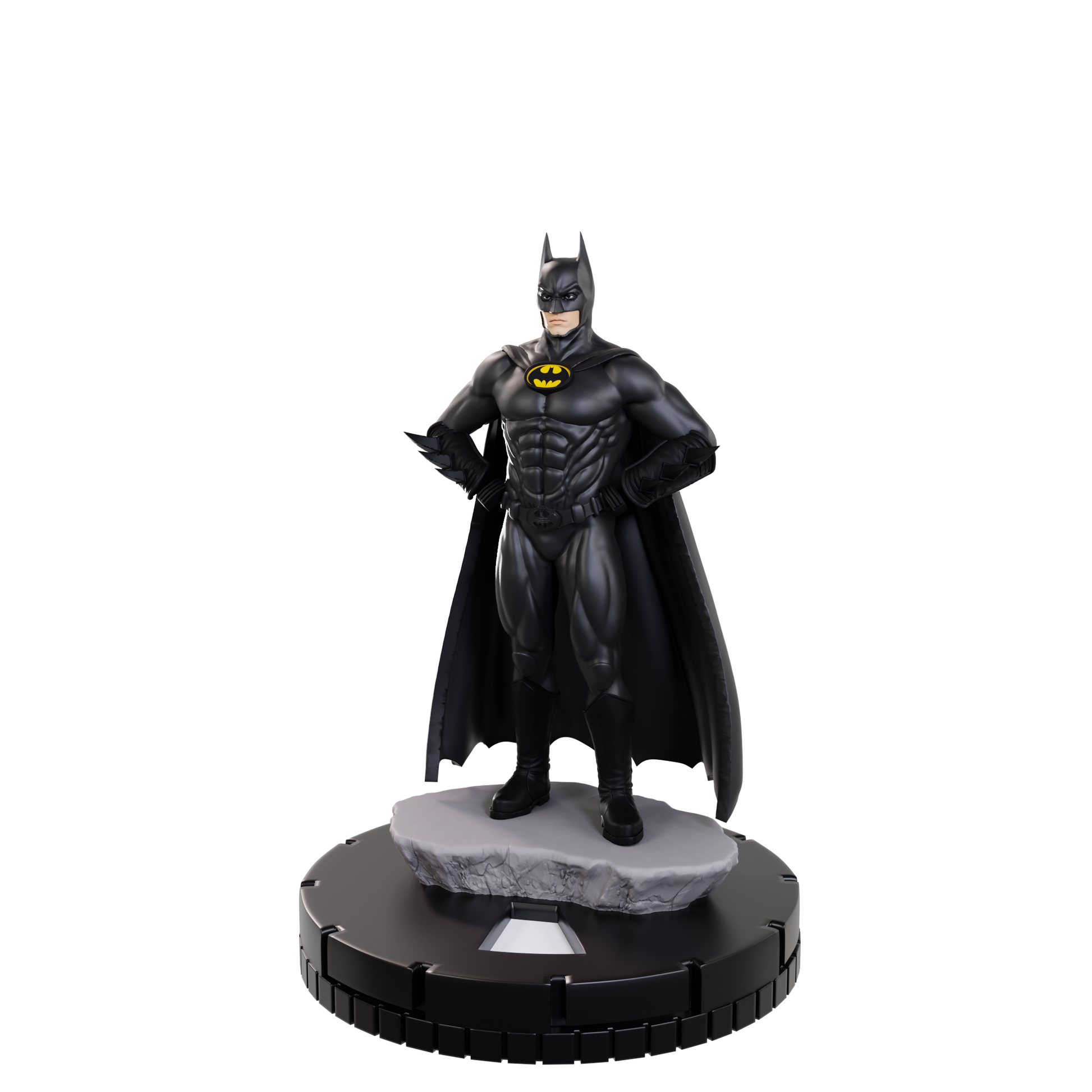 Batman figurine on a white background