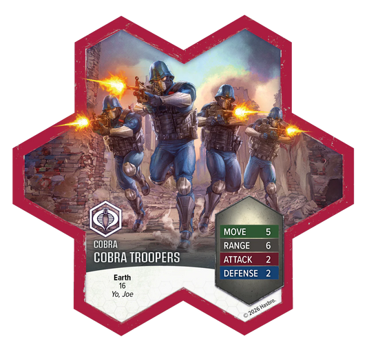 Heroscape: G.I. Joe - COBRA Troopers & COBRA Flight Pod Common Army Expansion