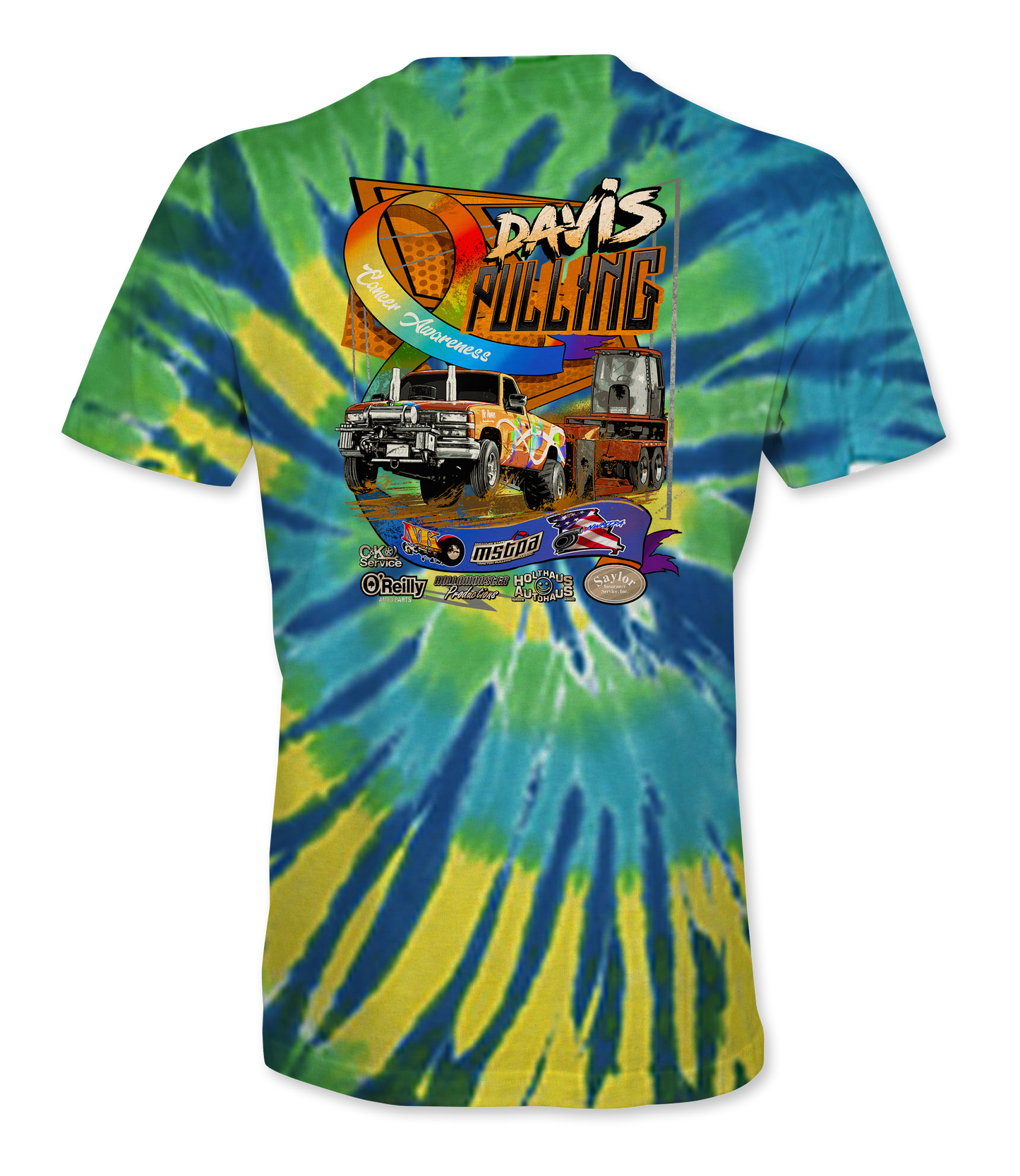 Davis Pulling 2024 Tie Dye T-Shirts