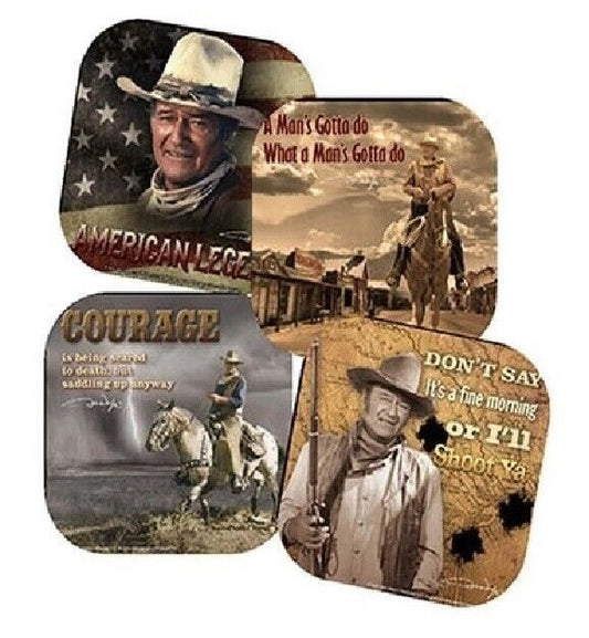 John Wayne Coasters New In Package Set Of Four