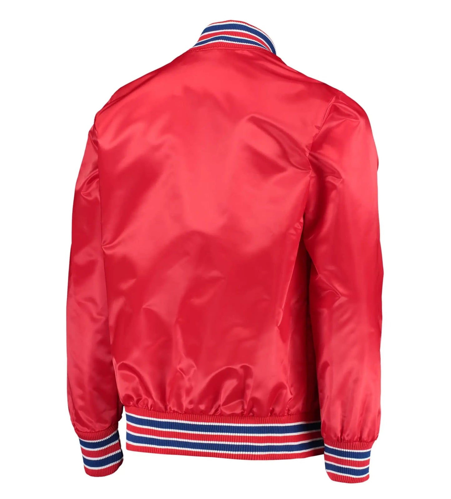 LA Clippers The Diamond Classic Red Satin Varsity Jacket