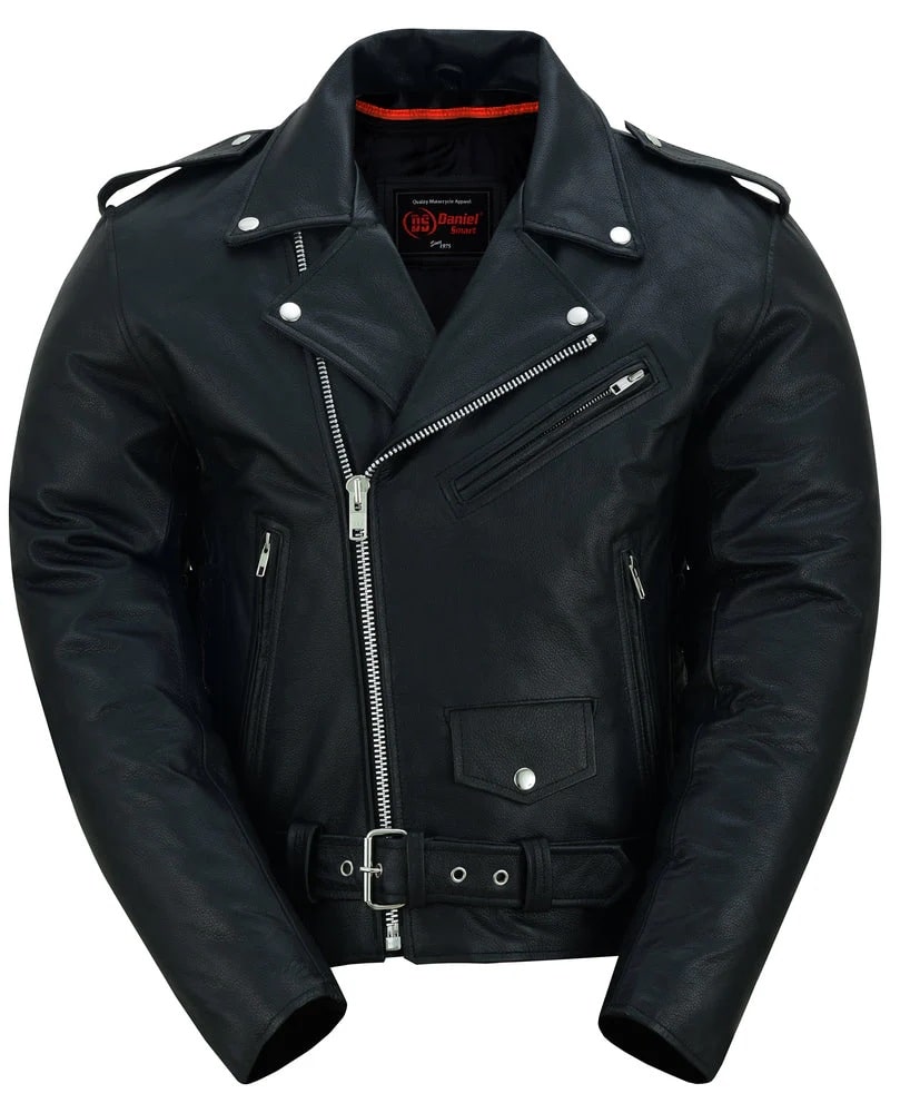 Live To Ride - Ride To Live Classic Black Motorcycle Jacket