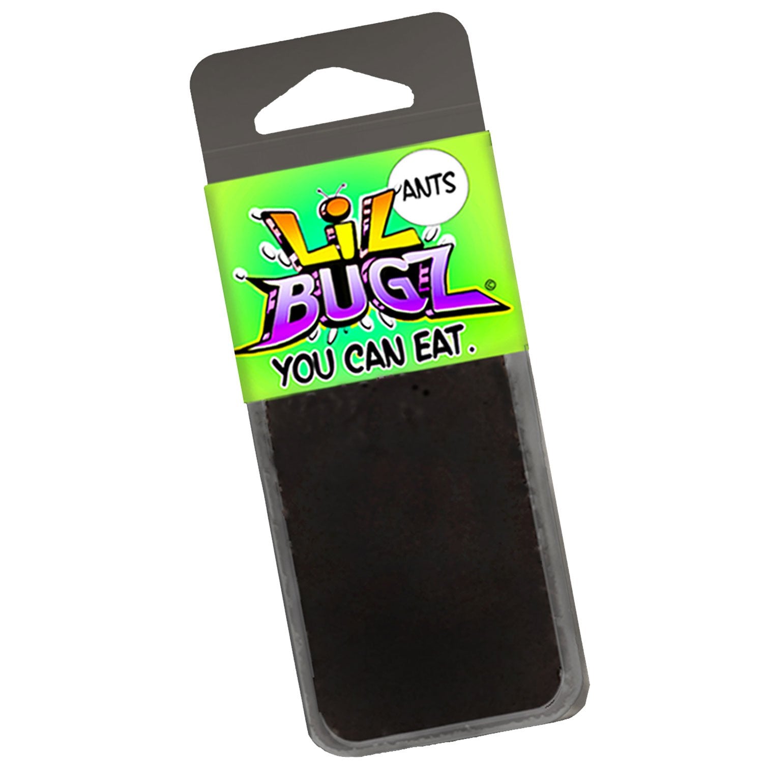 Lil Bugz packaging with colorful branding on a white background