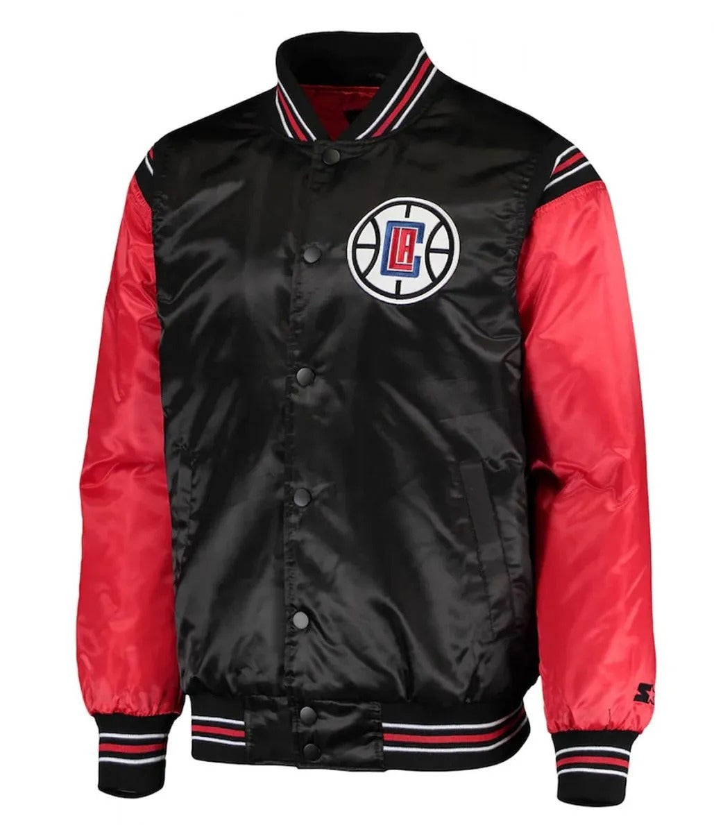 Los Angeles Clippers The Enforcer Black and Red Jacket