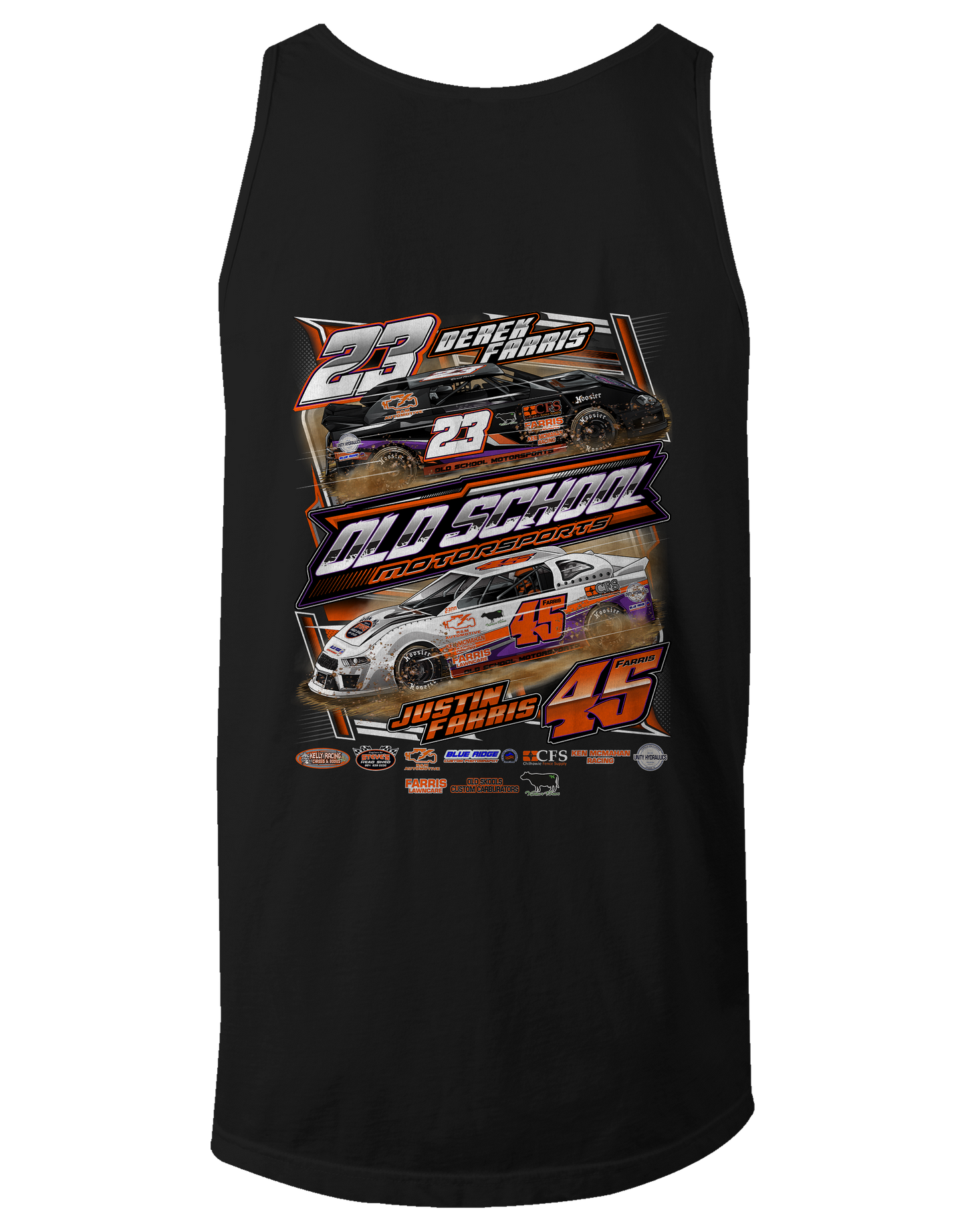 Old School Motorsports Tank Tops
