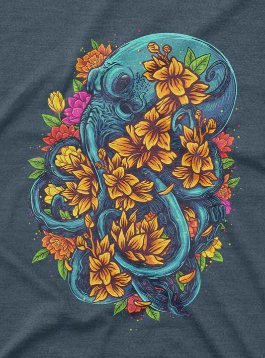 Octopus Floral Tee