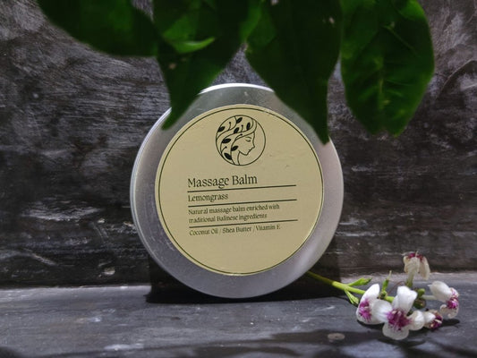 Handmade Vegan Balinese Massage Balm - Lemongrass