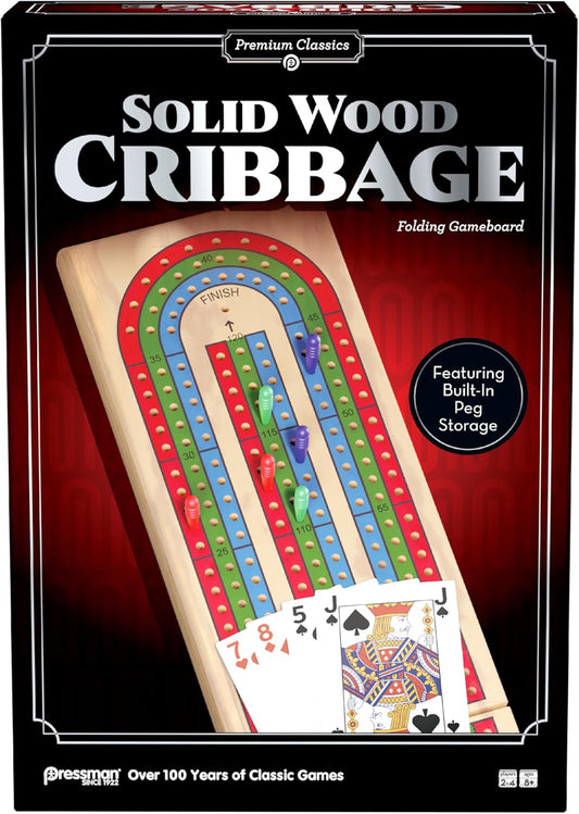 Pressman Premium Classics: Solid Wood Cribbage