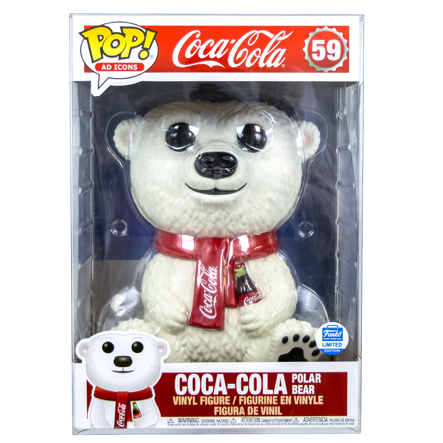 Coca Cola Polar Bear 10" PopShield Protectors