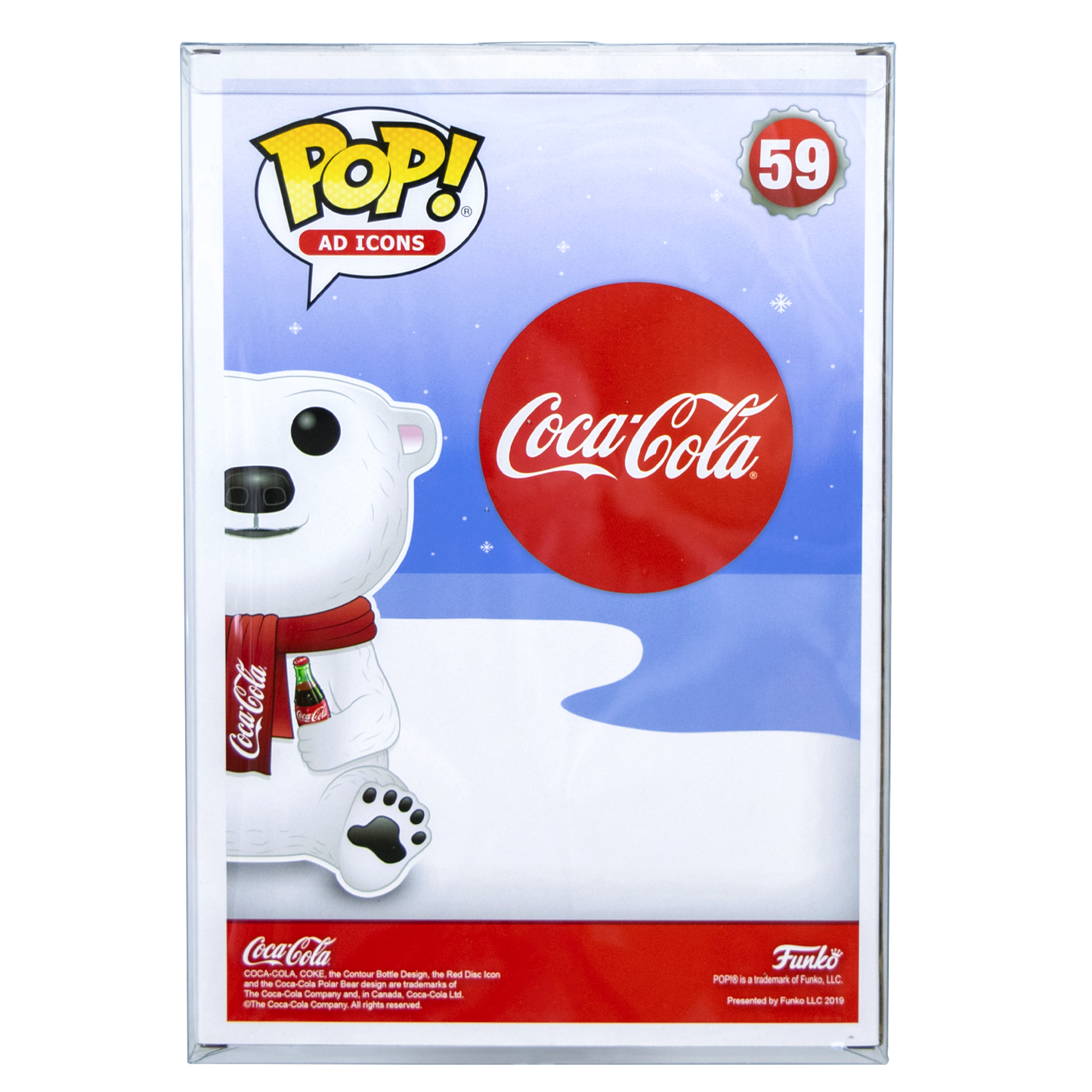 Coca Cola Polar Bear 10" PopShield Protectors