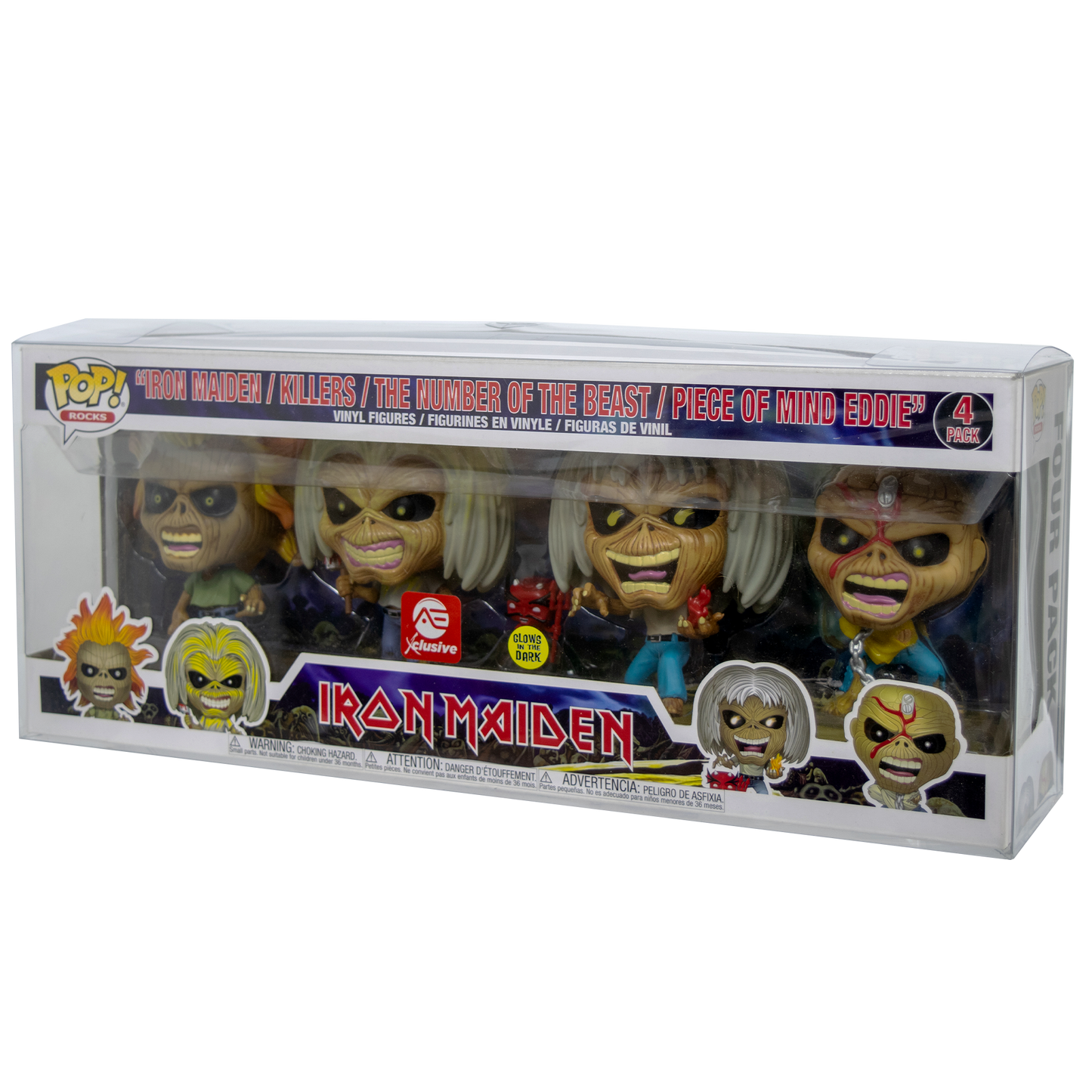 4-Pack Iron Maiden 2020 PopShield Protectors
