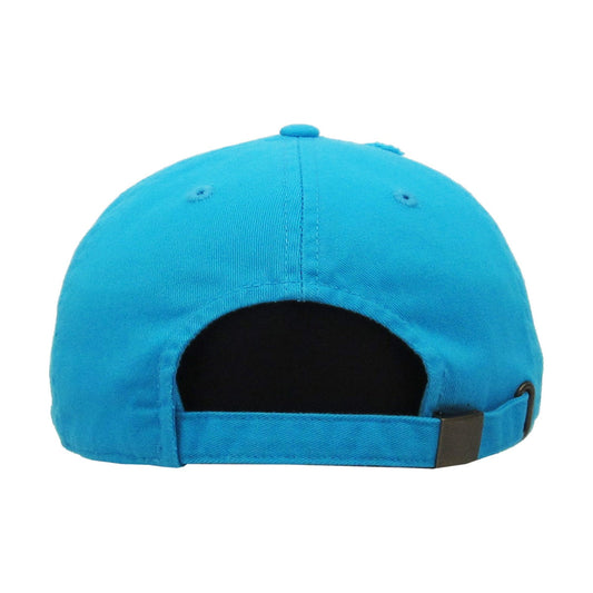 Blue baseball cap on a white background