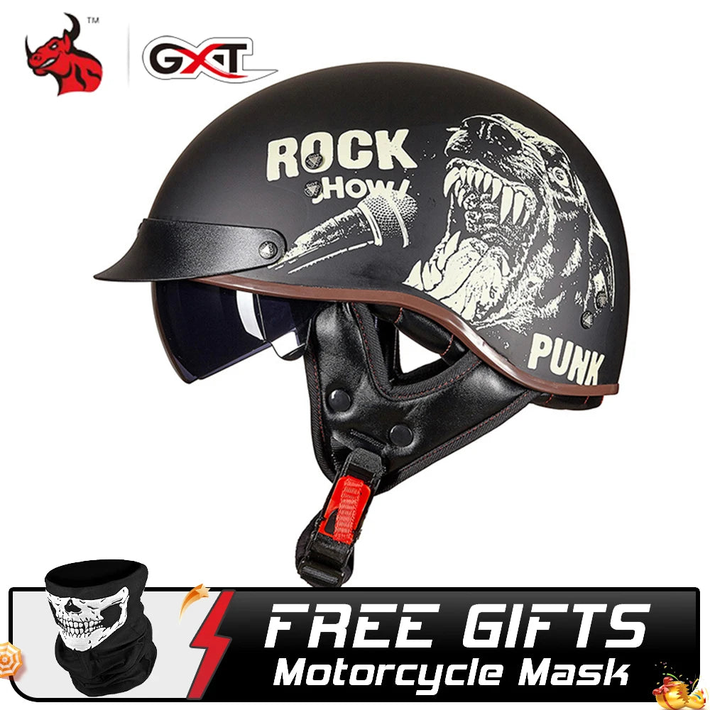 GXT DOT Certified Motorcycle Helmet Motorbike Crash Moto Helmet Casco Moto