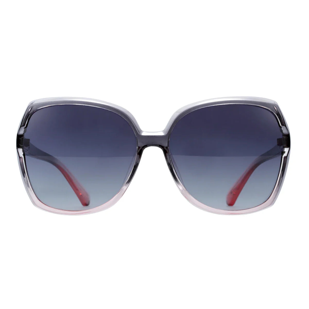 BARCUR Oversized Square Polarized Sunglasses for Women – Fashion Gradient Lens Summer Eyewear with UV400 Protection – Lightweight PC Comfortable Frame Trendy Street Style Shades for Summer Shopping Beach & Travel