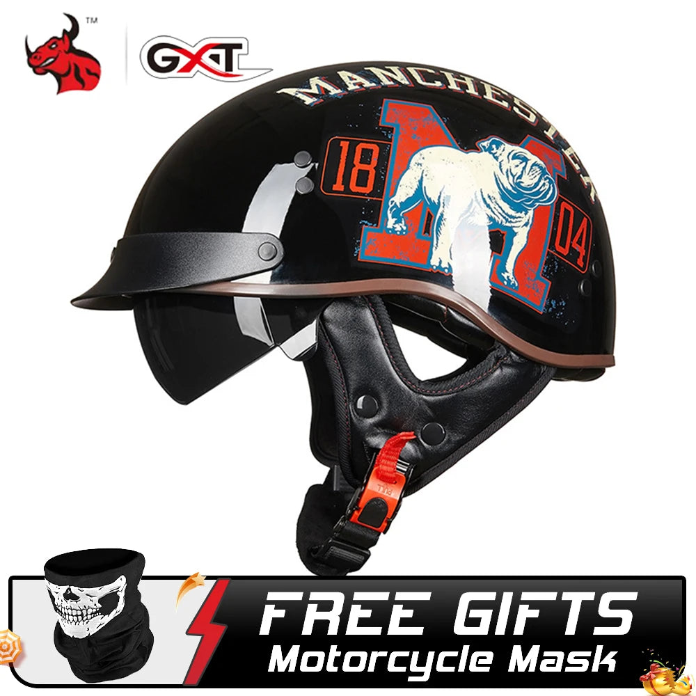 GXT DOT Certified Motorcycle Helmet Motorbike Crash Moto Helmet Casco Moto