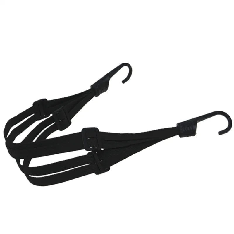 Motorcycle Retractable Helmet Luggage Elastic Rope Strap