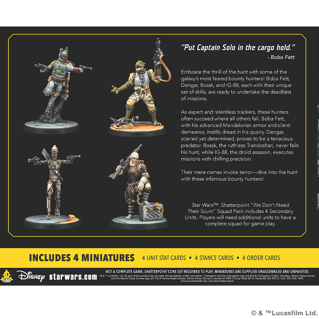 Star Wars Shatterpoint: We Don’t Need Their Scum Unit Pack