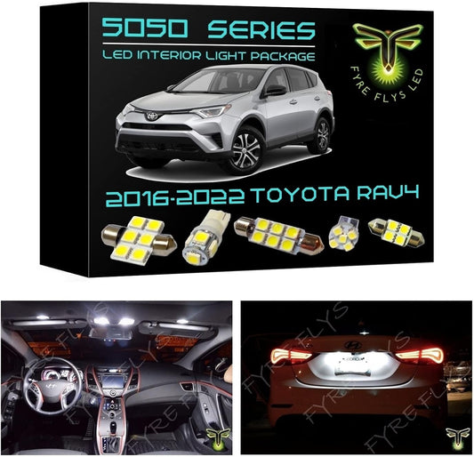2016-2022 Toyota RAV4 LED interior light kit 5050 Series